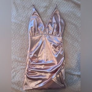 Double Crazy Pink Mini Dress